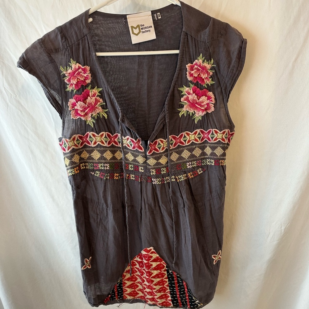 The Morgan Company Embroidered Top